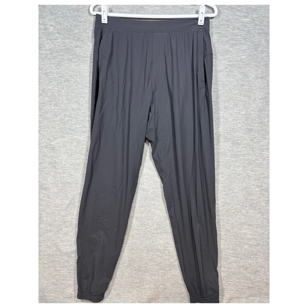 Lululemon Womens M Gray Jogger Pants Lightweight Activewear